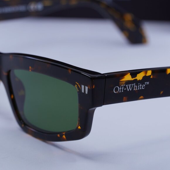 Final Price! Off-White OERI135 MIRAMAR 6055 Havana/Green Sunglasses main image 7